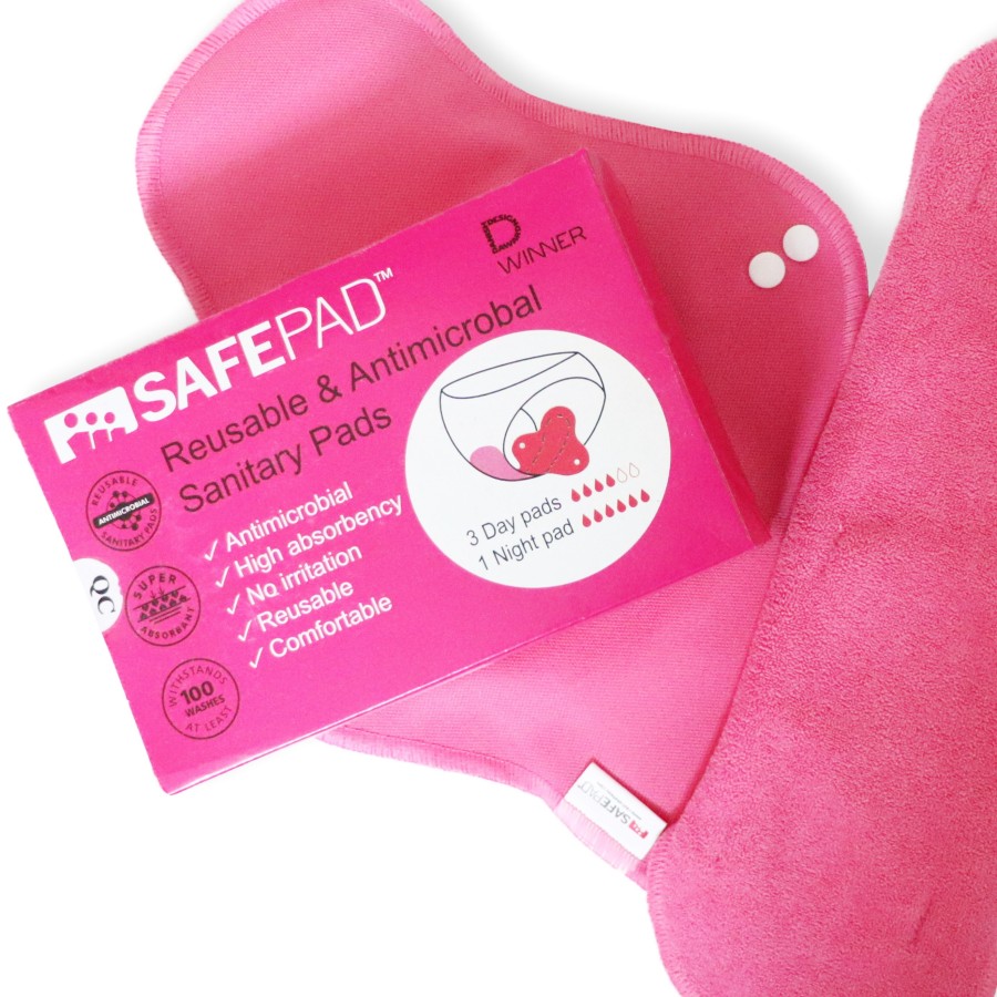 SAFEPAD REUSABLE AND ANTIMICROBIAL SANITARY PADS