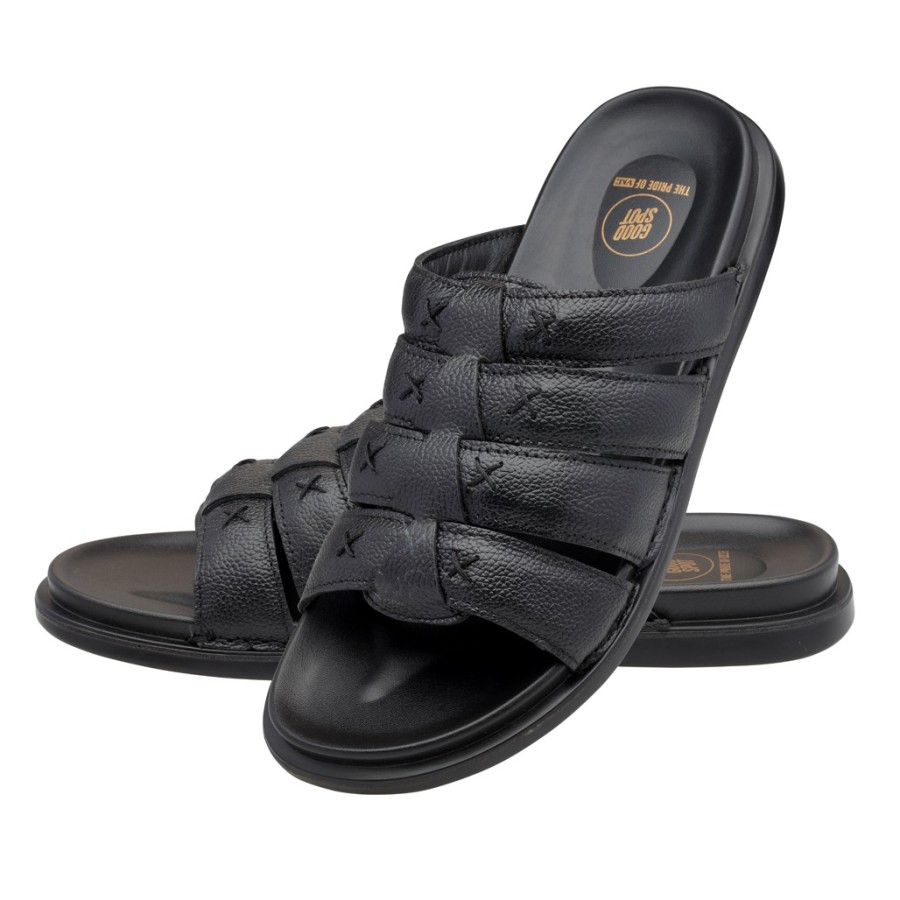 VKC GoodSpot Men's Casual Sandals Footwear VG22105 Black