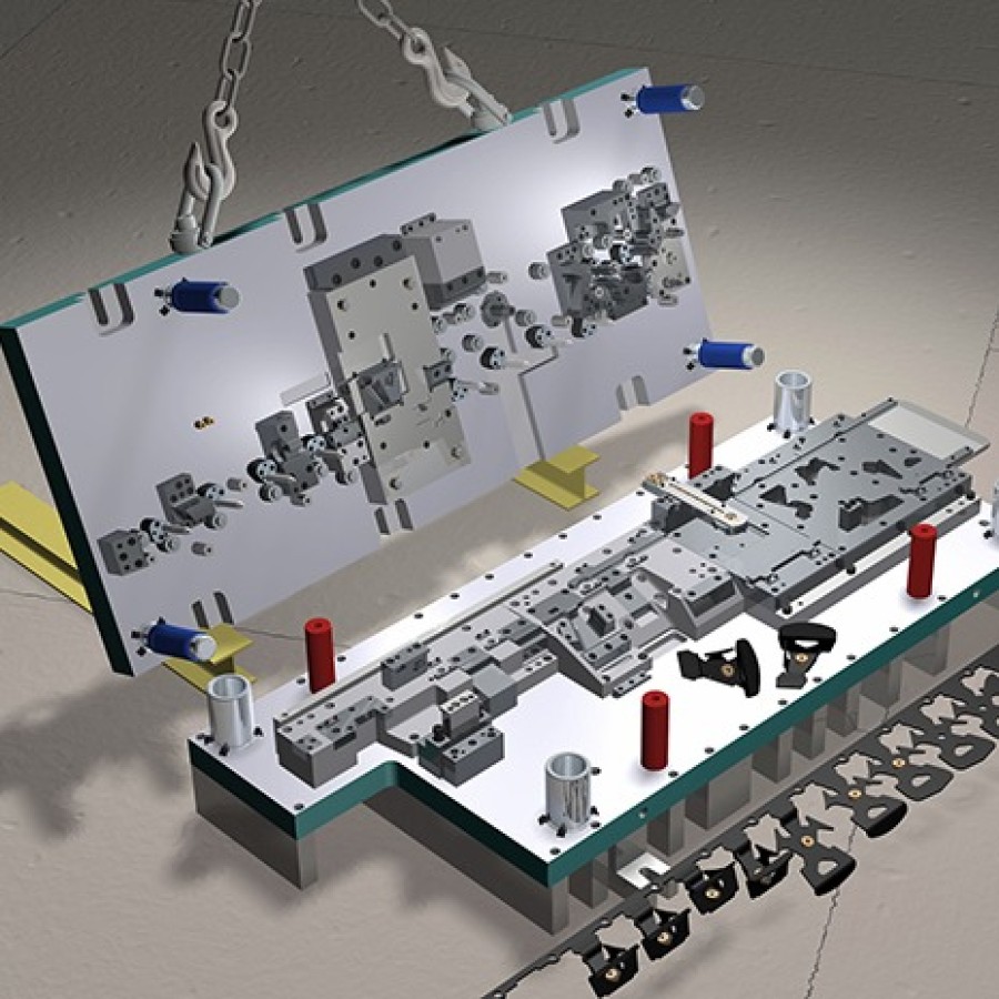 Siemens NX Progressive Die Wizard Software - Create sheet metal part designs