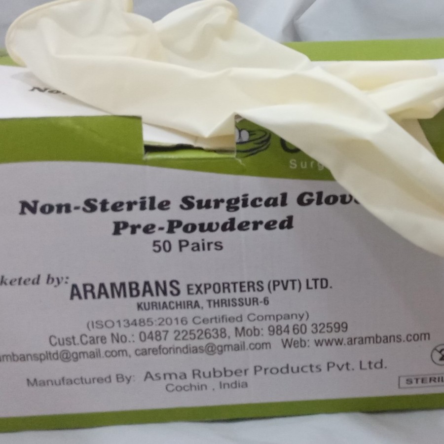 CAREFOR NON STERILE SURGICAL GLOVES