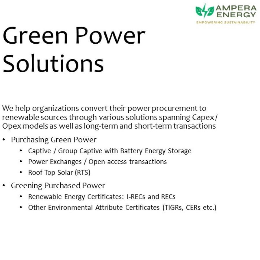 Green Power Solutions ,Decarbonization , Suatainability