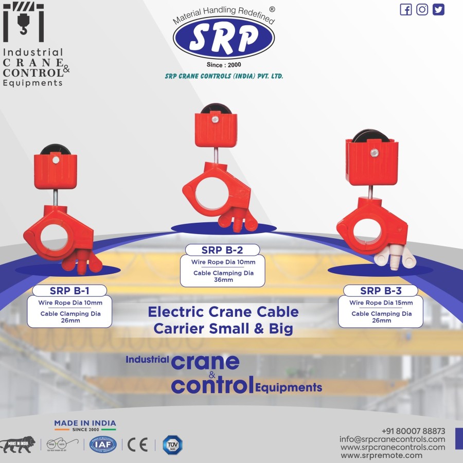 ELECTRIC CRANE CABLE CARRIER (PLASTIC & METAL)