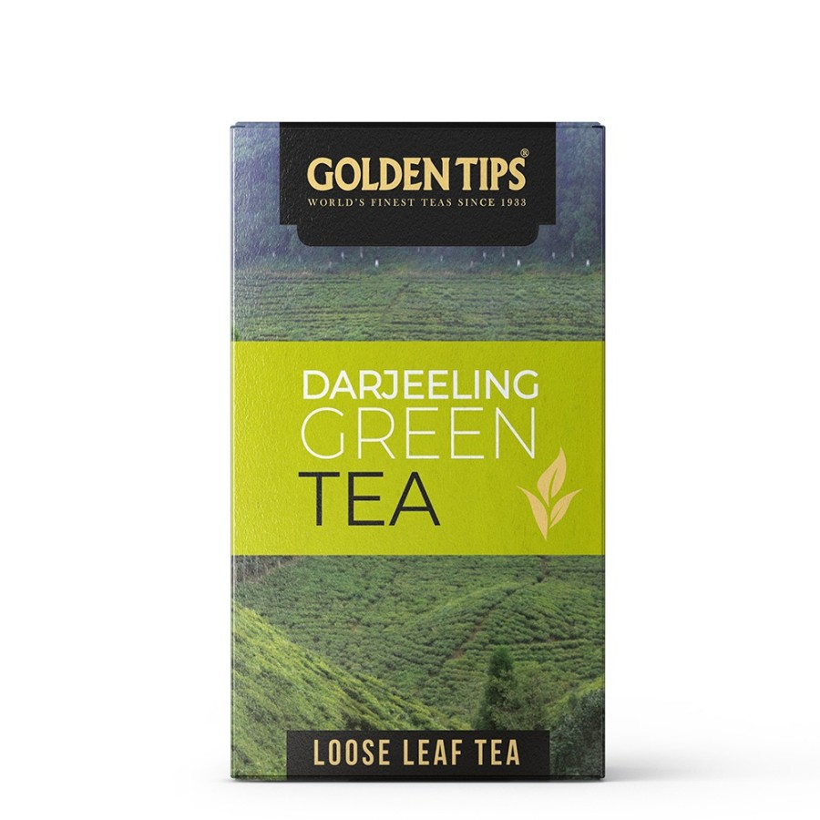 Golden Tips Darjeeling Loose Leaves Fresh Green Tea Box (100 g)