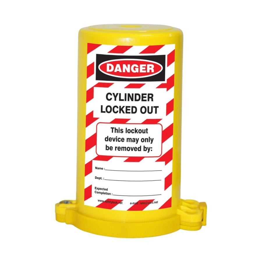 Cylinder Lockout Device – Yellow Lid