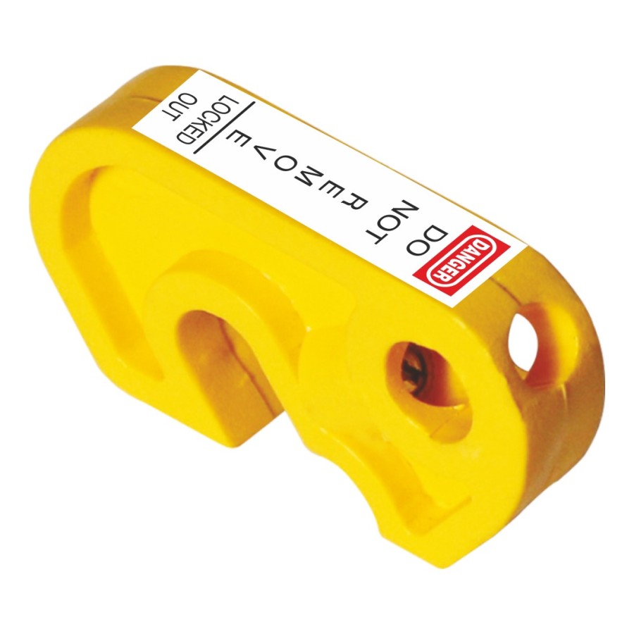 Miniature Circuit Breaker Lockout – Yellow