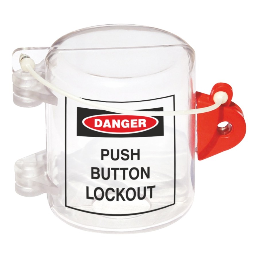 Oversized Push Button Lockout