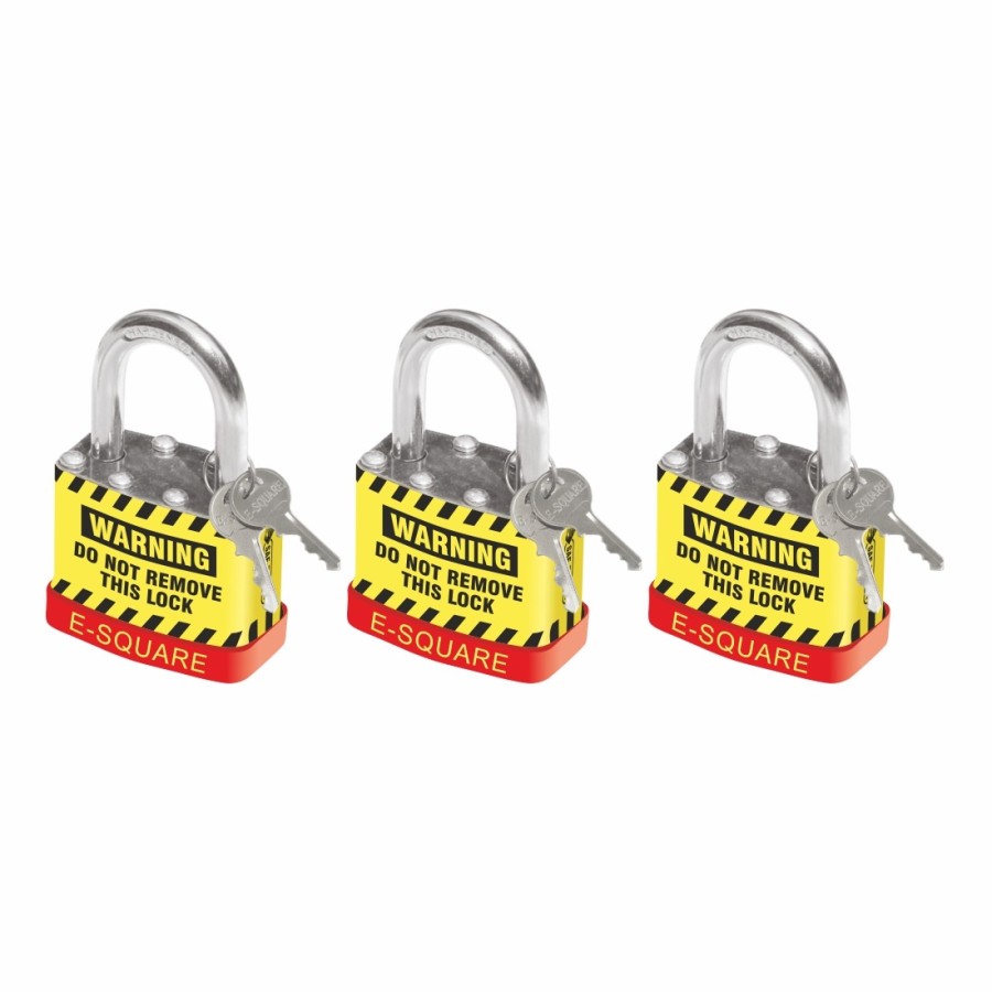 Lockout Padlock with Regular Shackle – Key Different