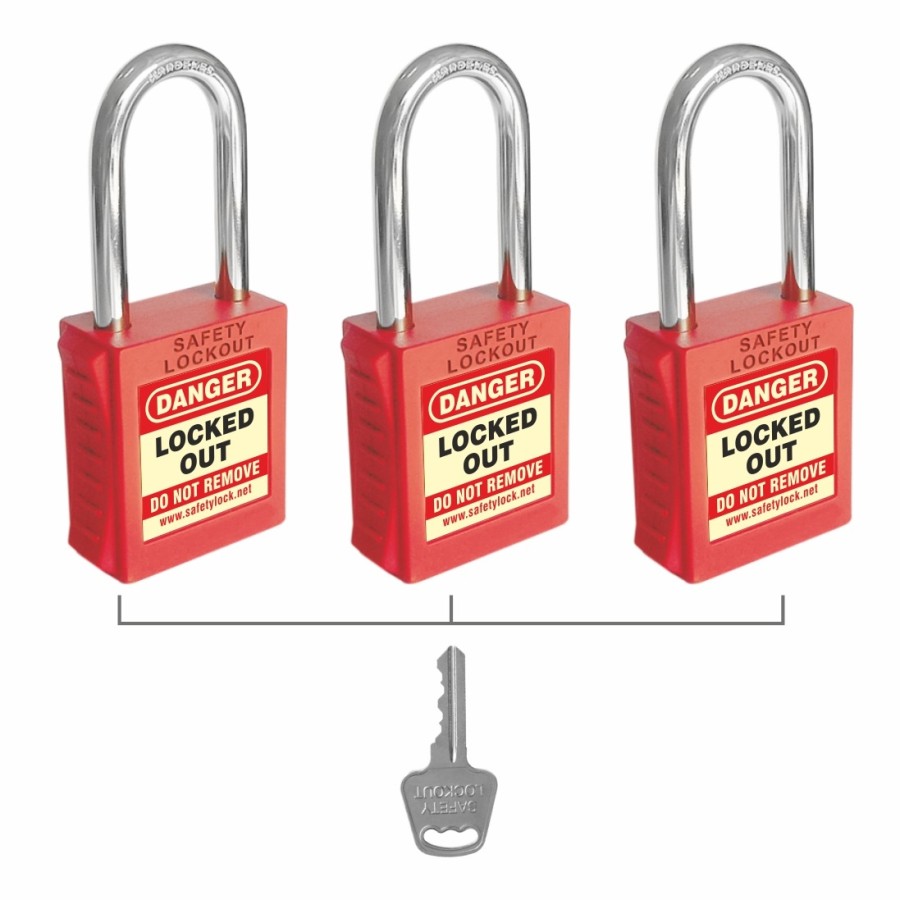 PLSP Padlock with 46 mm Steel Shackle – Key Alike