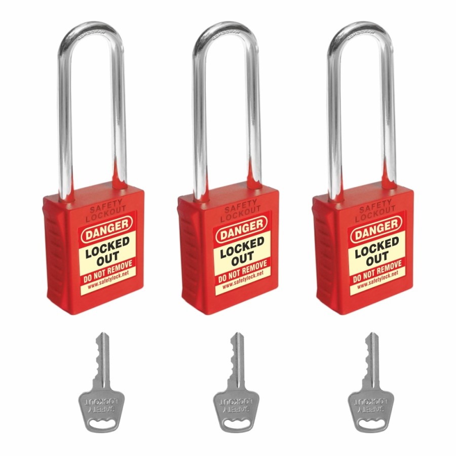 PLSP Padlock with 85 mm Steel Shackle – Key Different