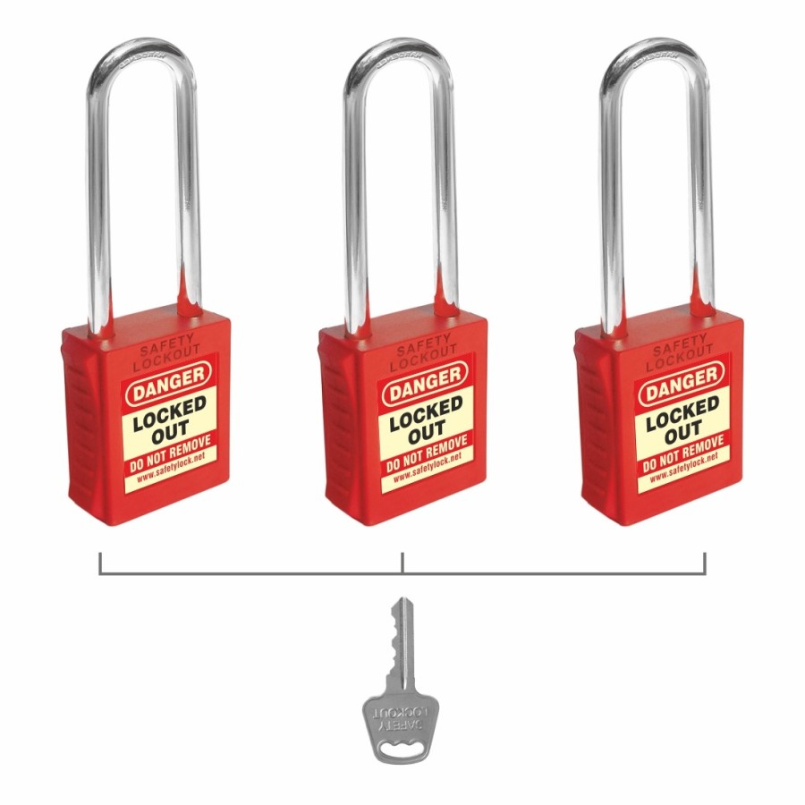 PLSP Padlock with 85 mm Steel Shackle – Key Alike