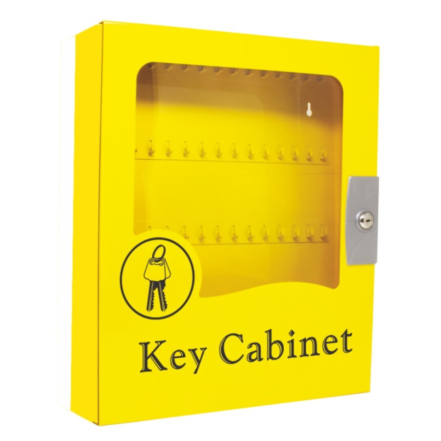 Lockout Key Cabinet with Clear Fascia for 60 Keys