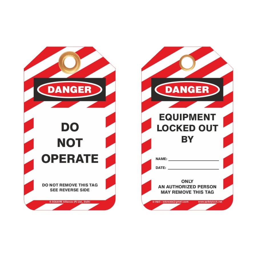 Lockout Tags – Do Not Operate