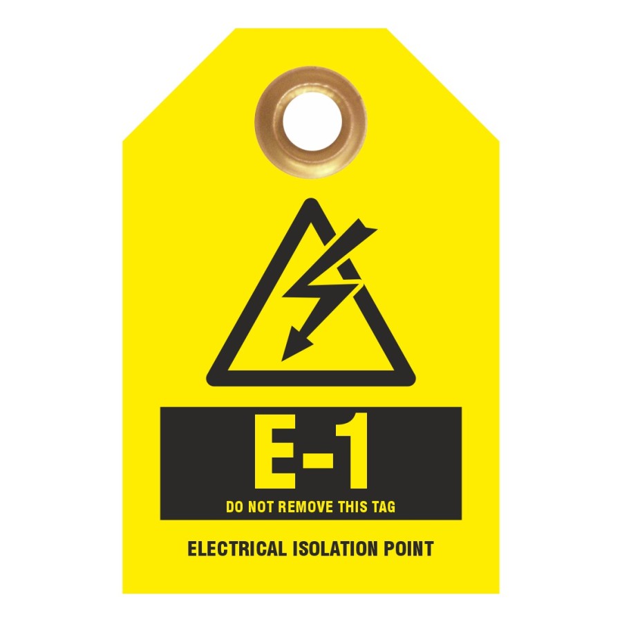 Standard Energy Source ID Tag – Electrical Isolation Point