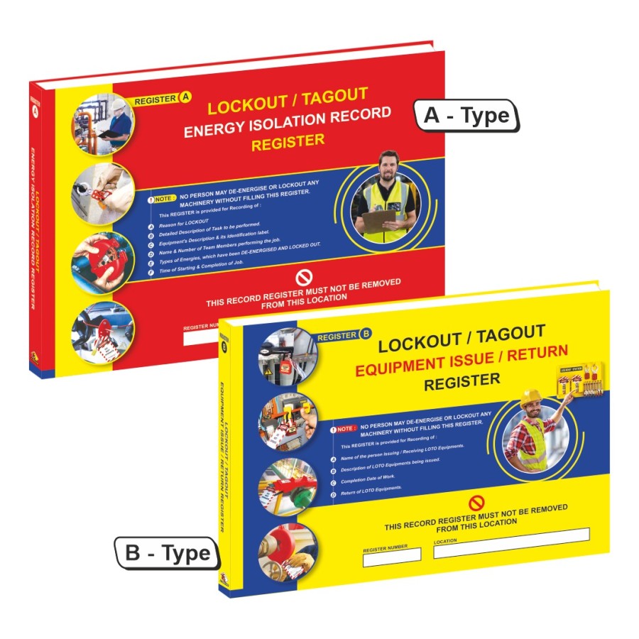 Lockout Tagout Register – A + B