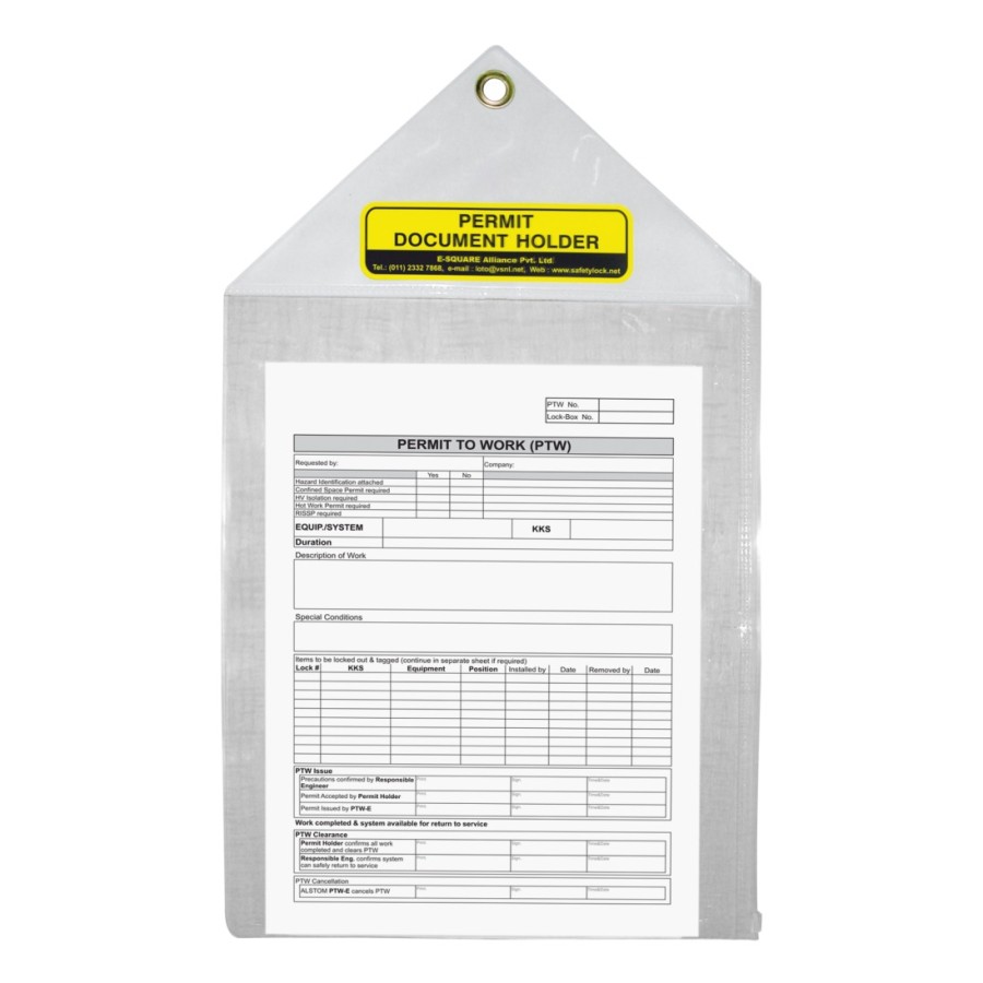 Lockout Tagout – Permit Holder